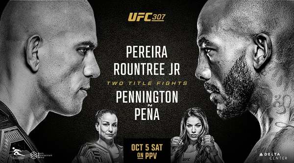 UFC 307 Pereira vs. Rountree Jr. PPV 10/05/24 – 5th October 2024